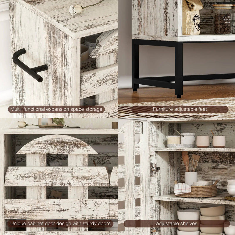 Farmhouse Sideboard Cabinet with Storage by HouseOfZazla