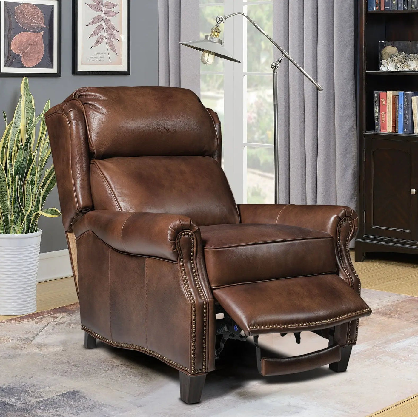 Meade - Push Thru The Arm Recliner by Unique Piece Furniture
