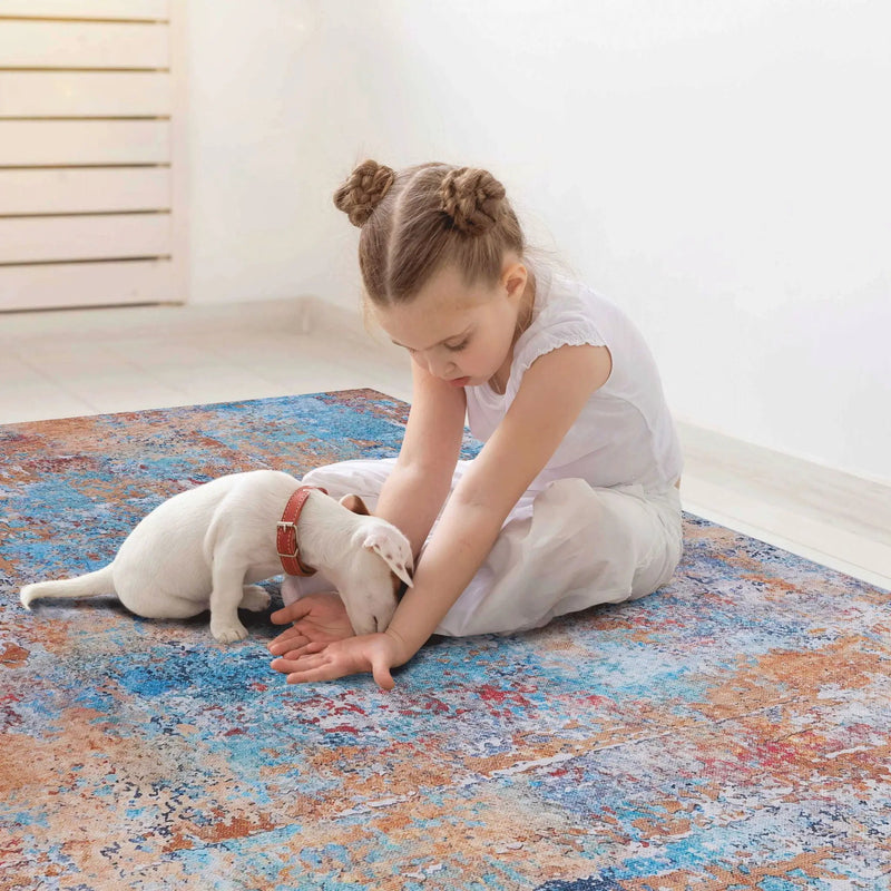 Maval - Machine Washable Area Rug by HouseOfZazla