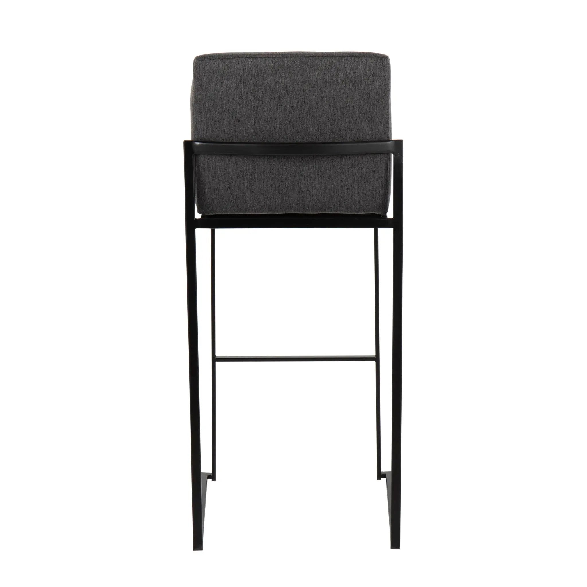 Fuji - Contemporary High Back Barstool Elegant Design by HouseOfZazla