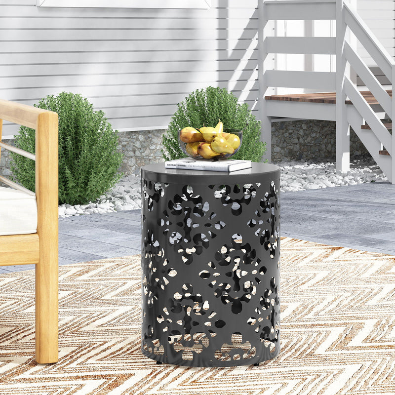 Outdoor Metal Modern Design End Table by HouseOfZazla