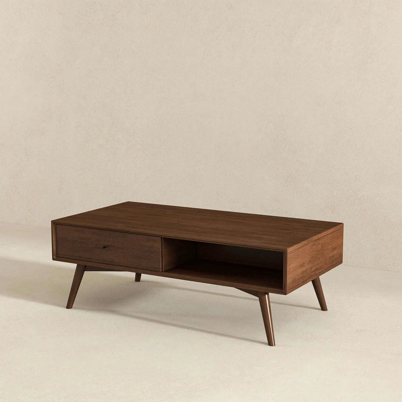 Caroline - Coffee Table - Walnut Brown by HouseOfZazla