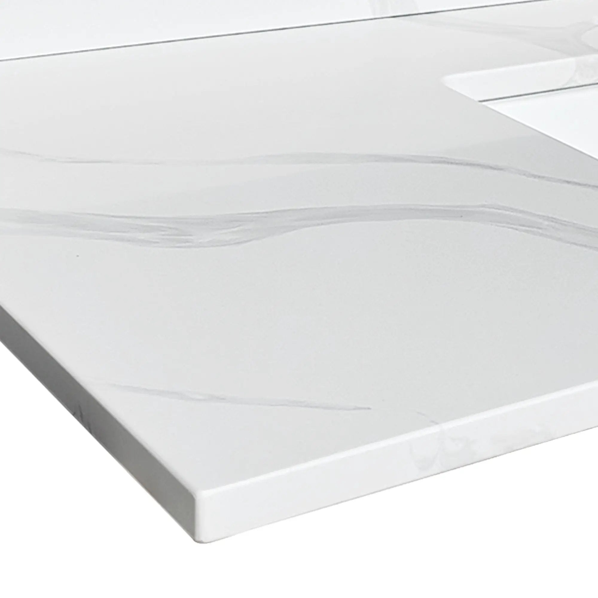 43-inch Quartz Bathroom Vanity Top with Undermount Single Bowl Sink by HouseOfZazla