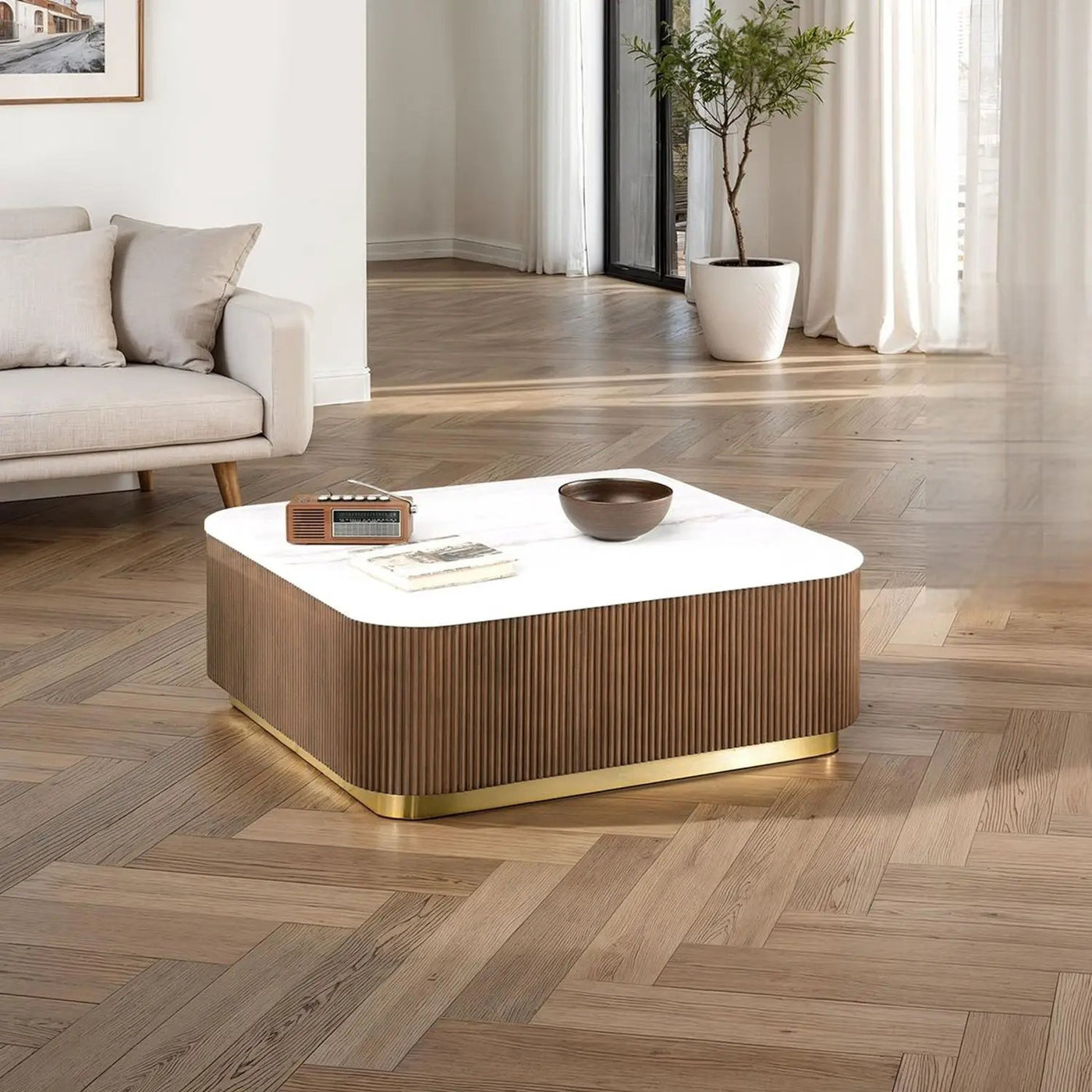 Contemporary Square Table by HouseOfZazla