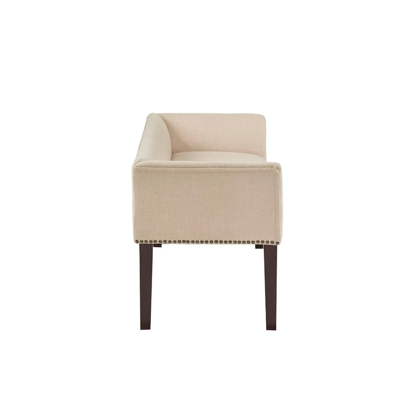 Elegant Design Bench Upholstery, Solid Wood Frame by Unique Piece Furniture