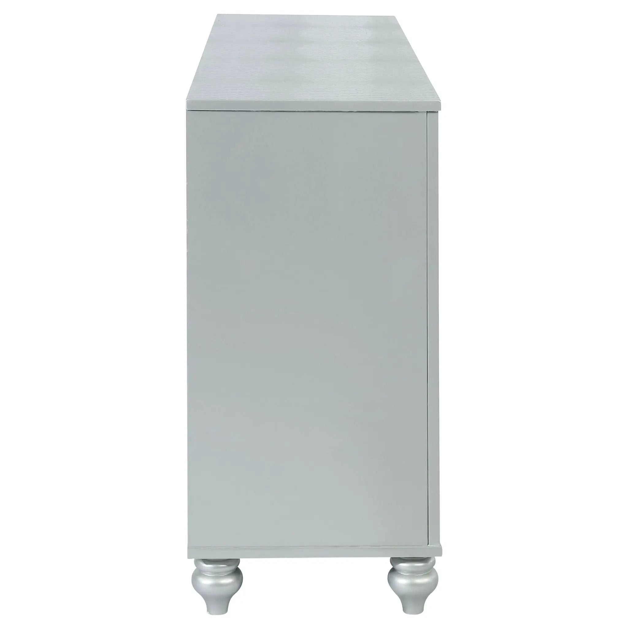 Gunnison 6-drawer Dresser Silver Metallic by Unique Piece Furniture