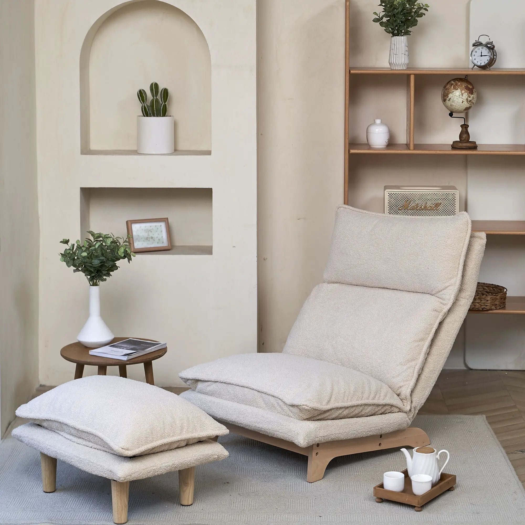 Single Lazy Sofa Chair Leisure Foldable Reclining Chair by Unique Piece Furniture