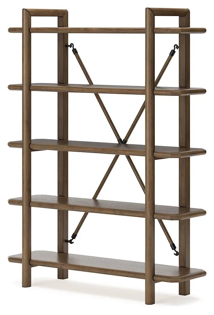 Roanhowe - Bookcase - Brown by Unique Piece Furniture