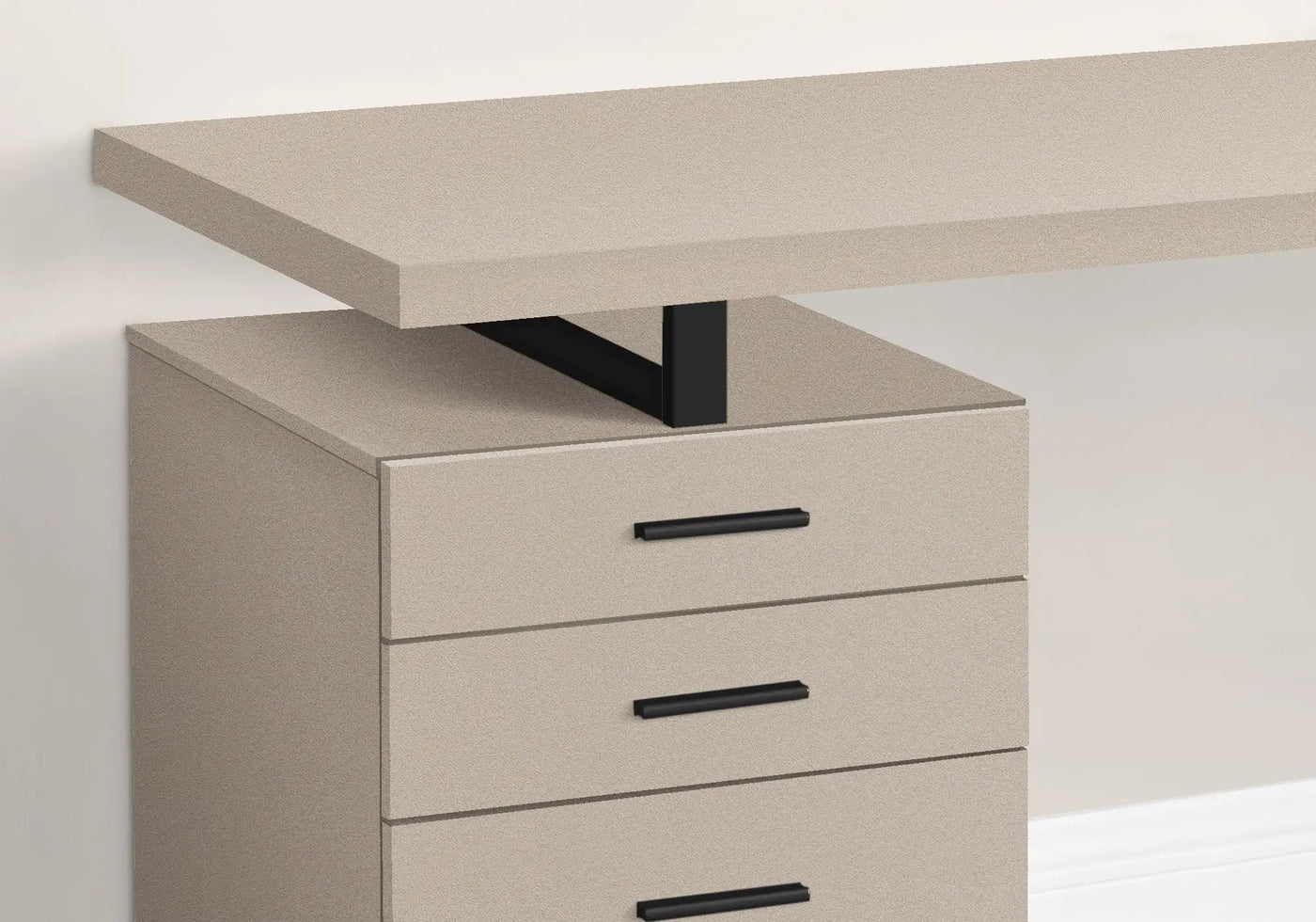 Computer Desk For Home Office, Left or Right Setup with Storage Drawers by HouseOfZazla