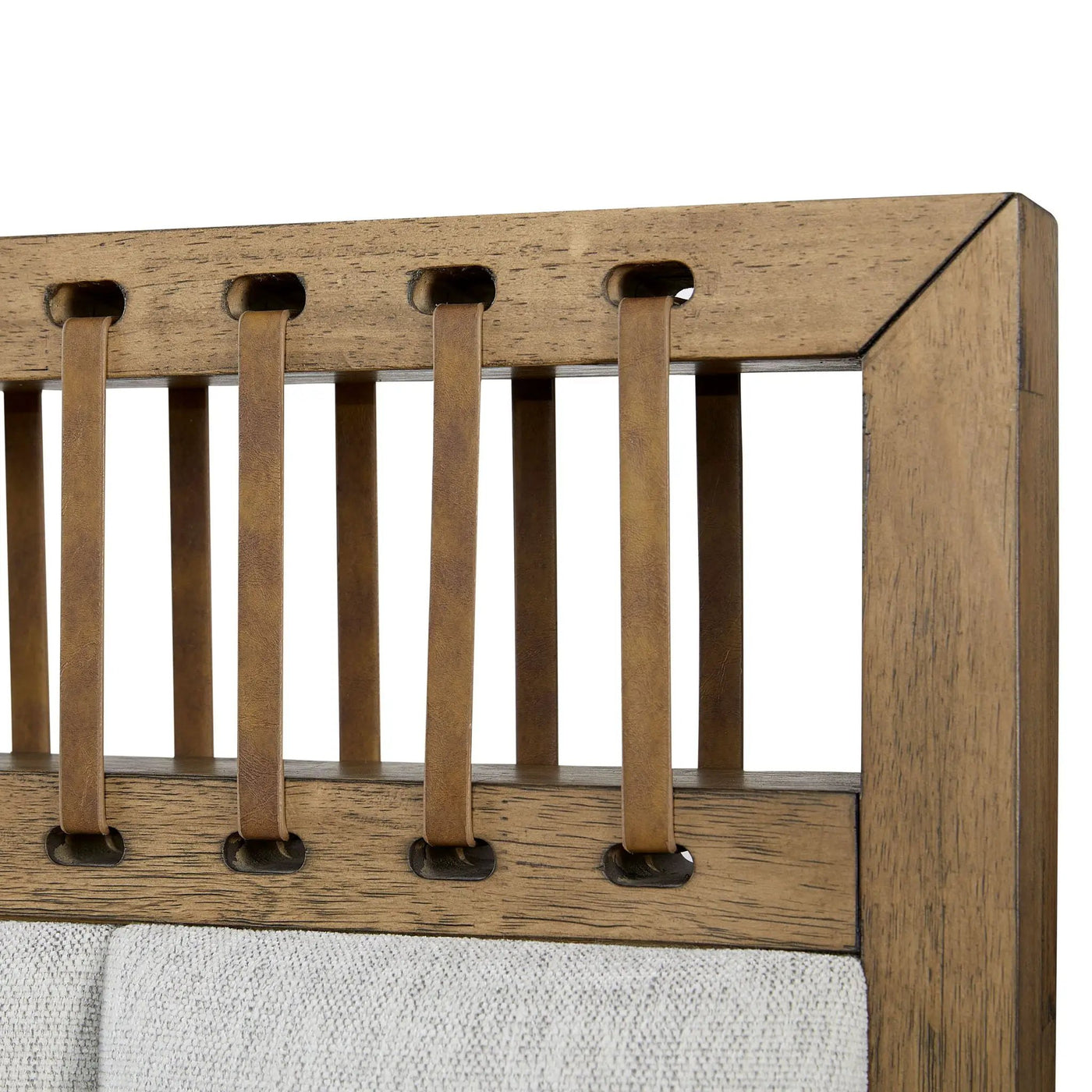 Elegant Design Upholstered And Strap Panel Bed by HouseOfZazla