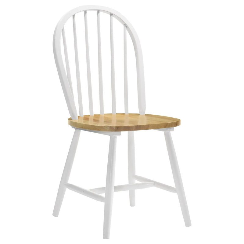 Cinder Wood Dining Side Chair White (Set of 4) by Unique Piece Furniture