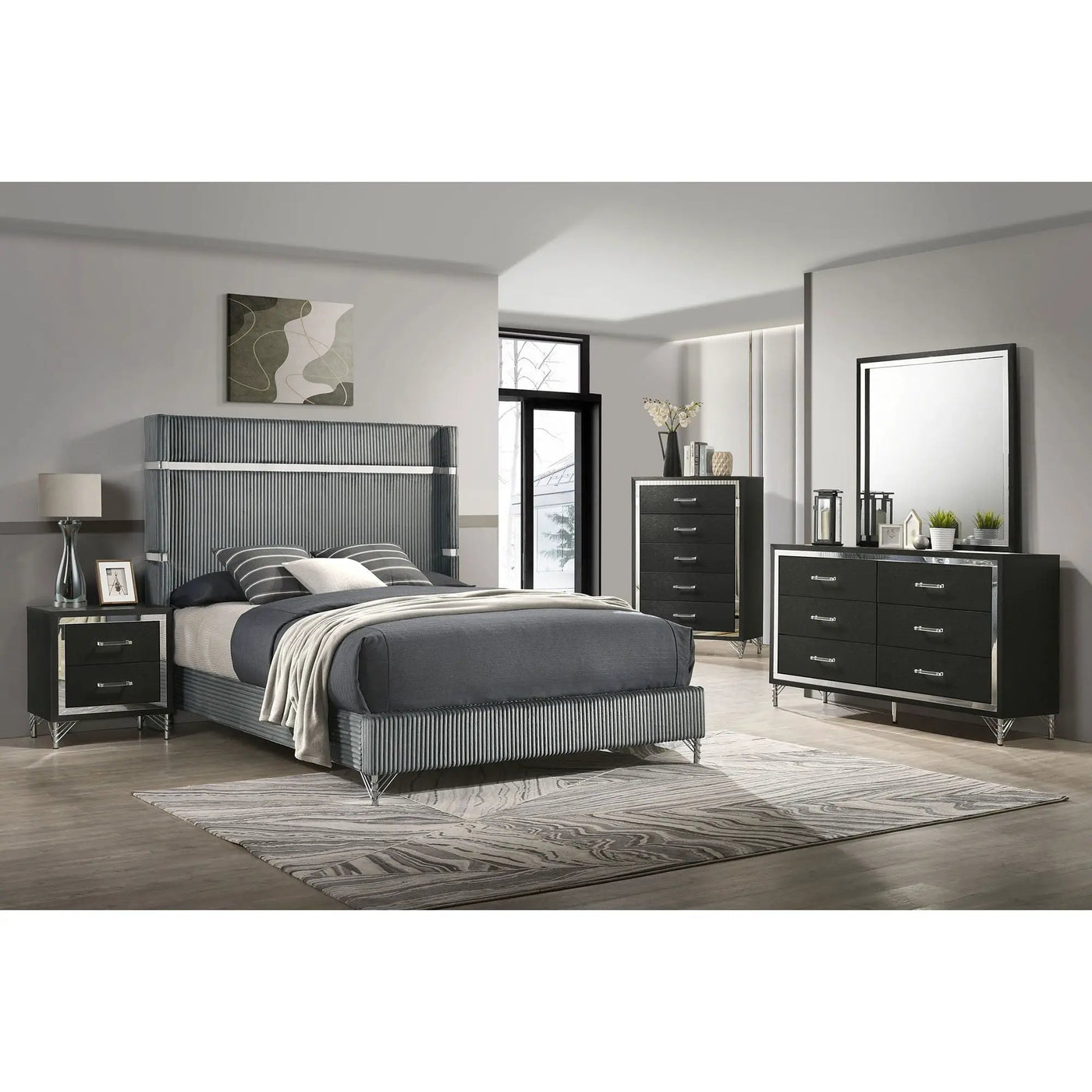 Malcolm - Wingback Bed by HouseOfZazla