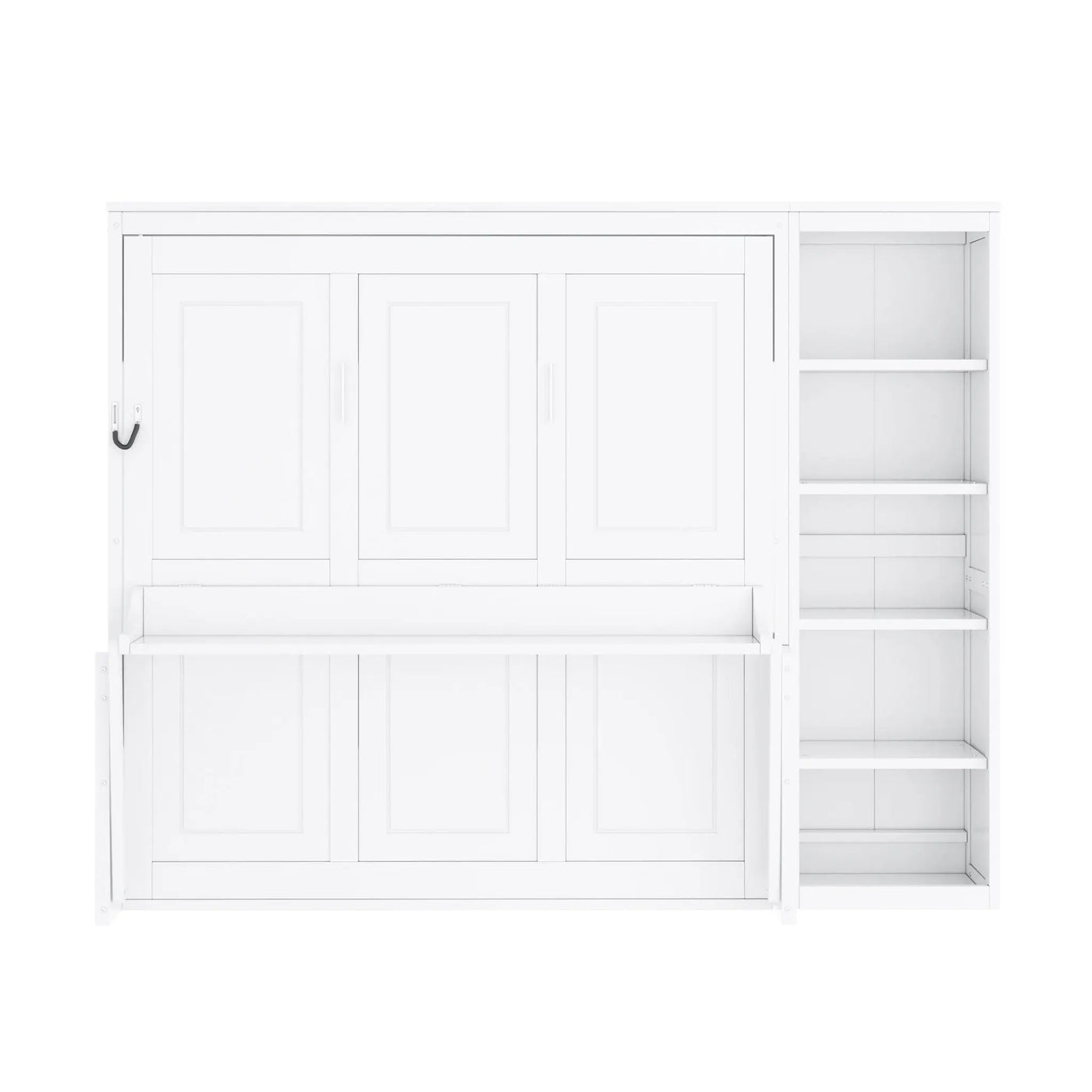 Sturdy Murphy Bed With Desk And Bookshelf by Unique Piece Furniture