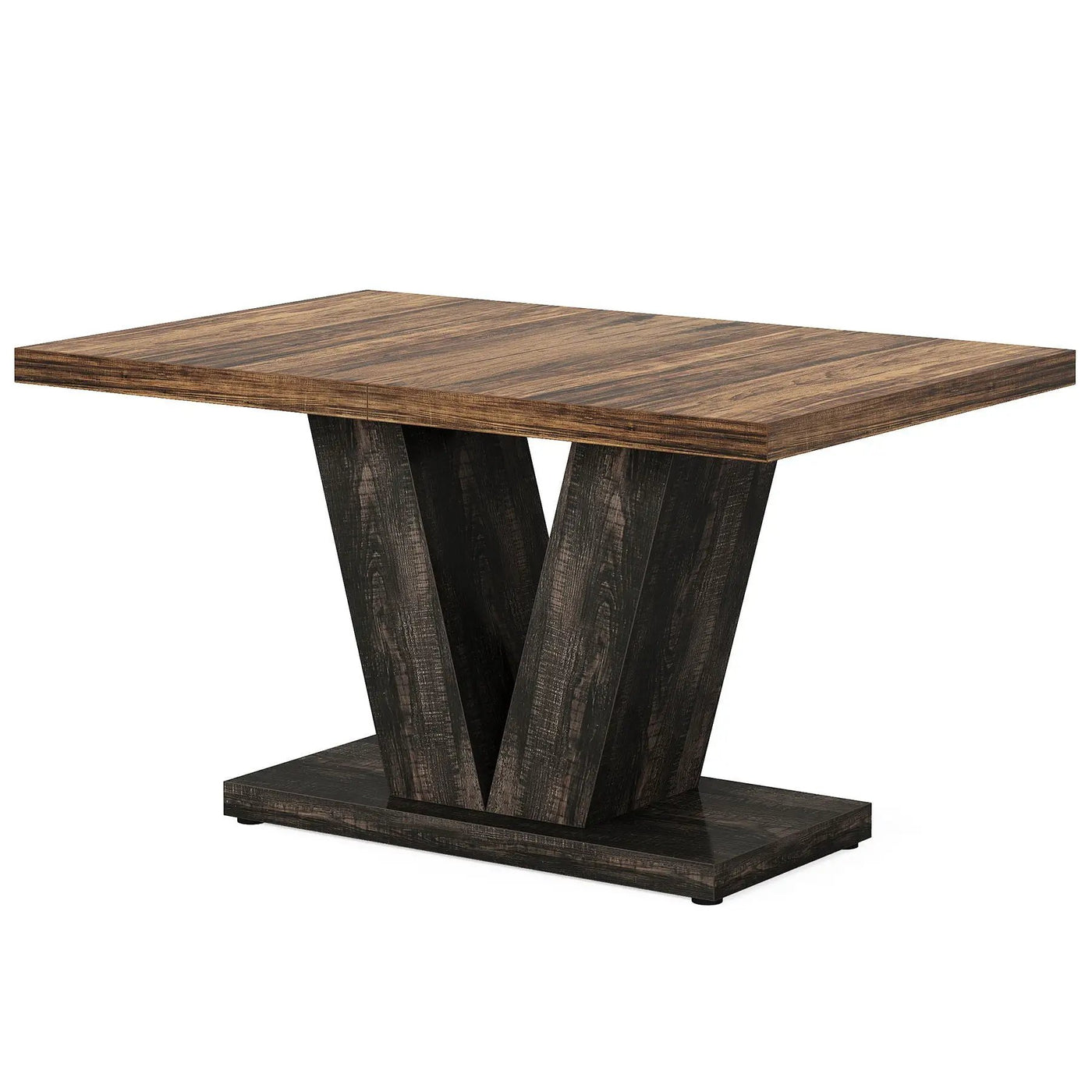 Dining Table With Pedestal Base For 4 - 6 People by HouseOfZazla