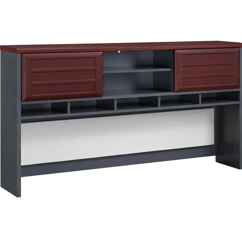 Pursuit - Hutch With Open And Concealed Compartments - Cherry by Unique Piece Furniture