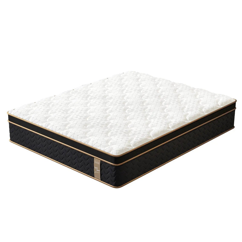 Plush Hybrid Mattresses With Gel Memory Foam, Individual Pocket Spring Motion Isolation Edge Support by HouseOfZazla