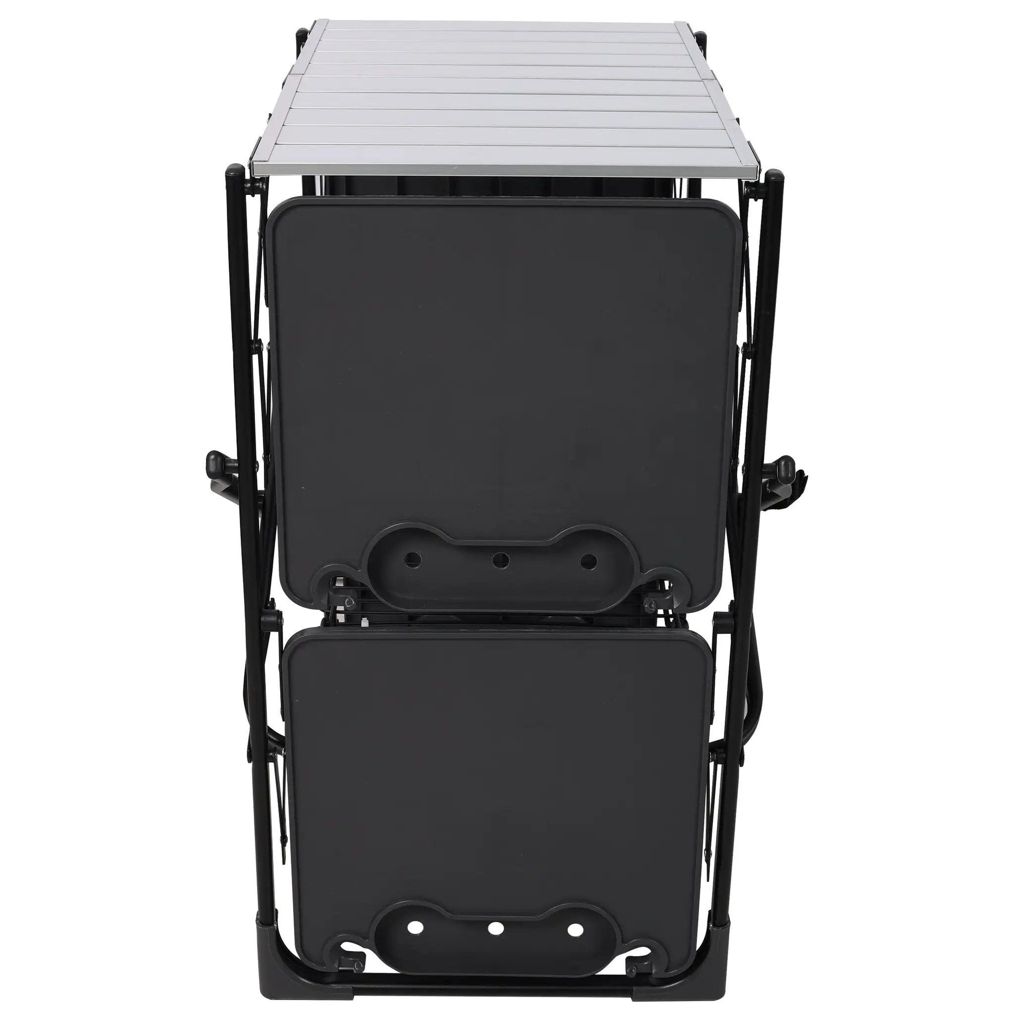 Folding Camping Kitchen Table - Portable Outdoor Cooking Station by HouseOfZazla