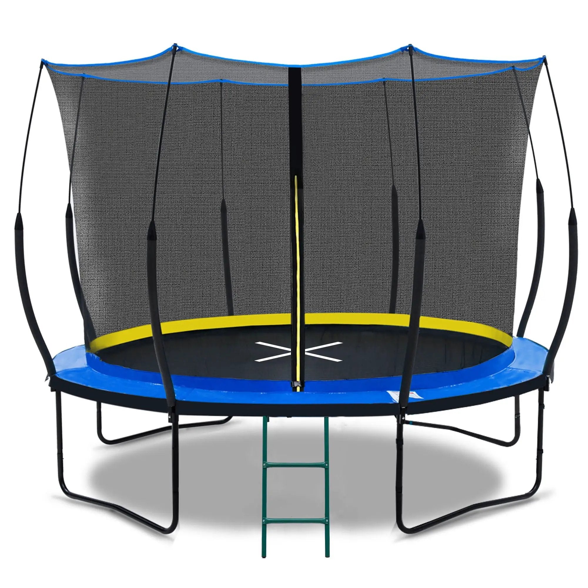 10 Ft Trampoline Inner Safety Net Elastic Ropes Version - Blue by HouseOfZazla