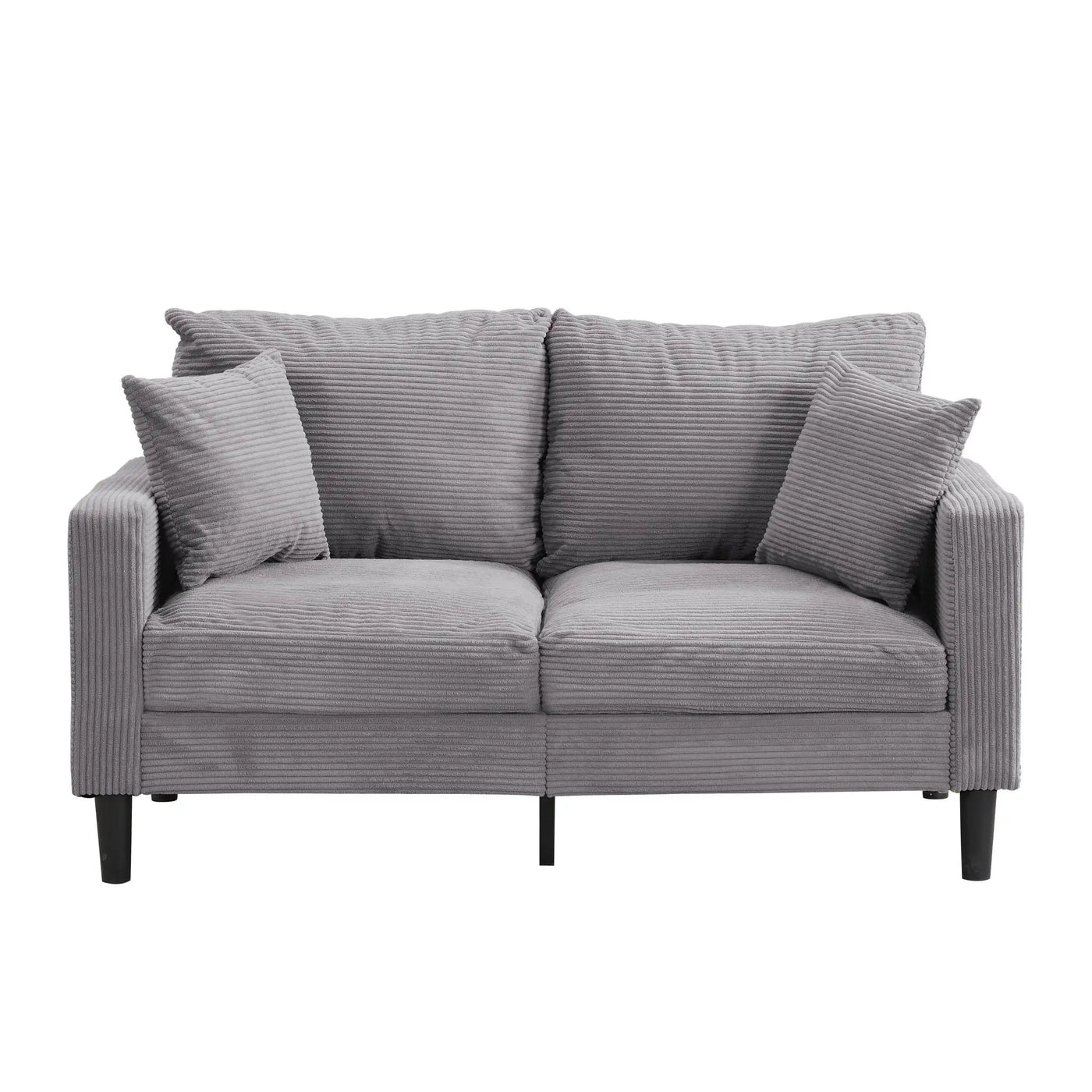 High Resilience Loveseat Sofa With Wooden Frame by HouseOfZazla