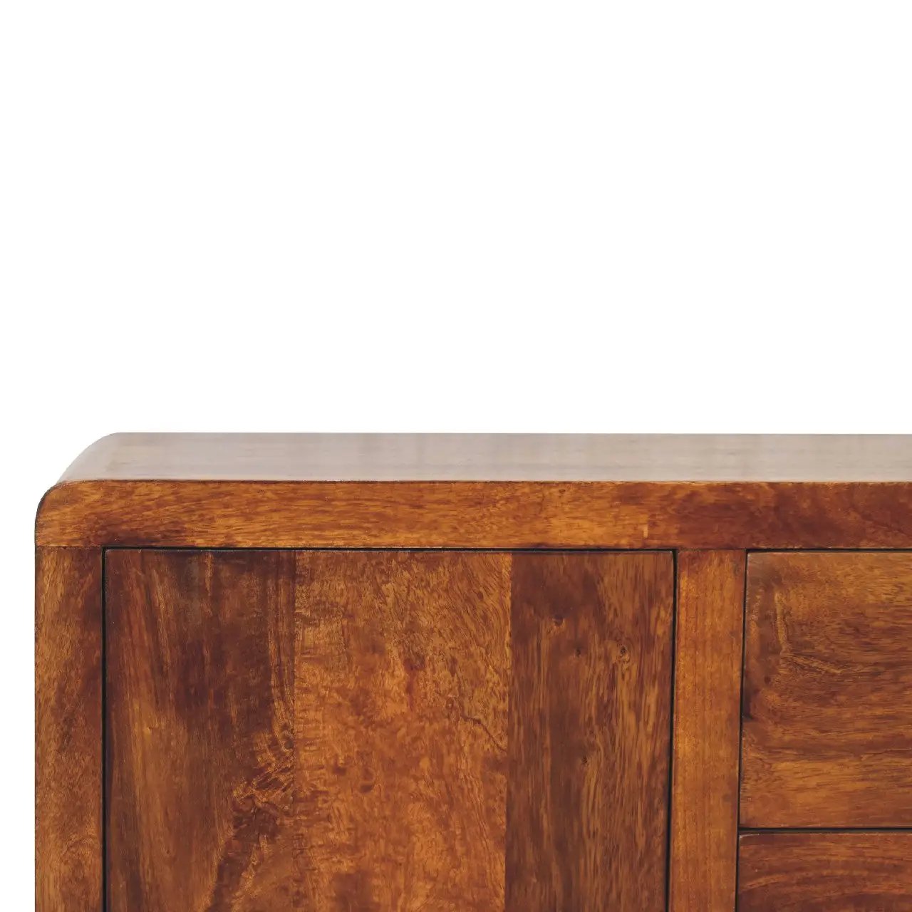 Solid Wood Aspen Cabinet, 2 Shelves, 4-Drawers by HouseOfZazla