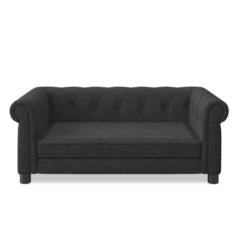 Modern Elegant Rectangle Pet Bed, Durable Elevated Dog Sofa by HouseOfZazla