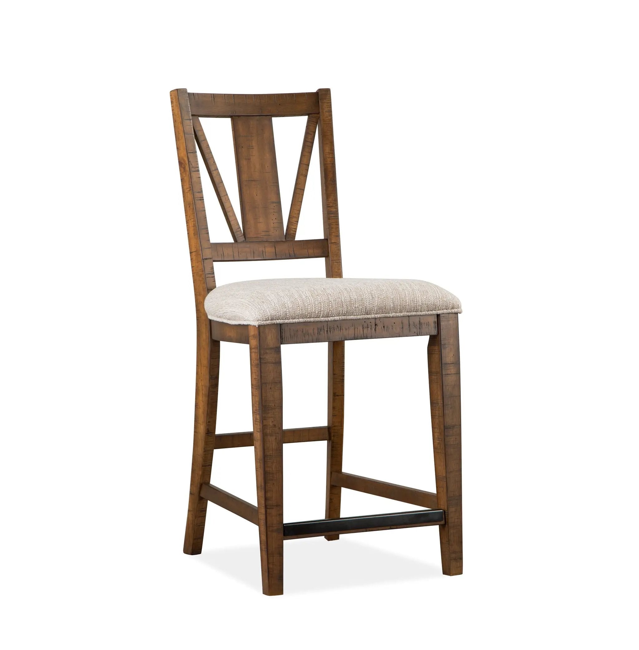 Bay Creek - Counter Chair With Upholstered Seat (Set of 2) - Toasted Nutmeg by Unique Piece Furniture