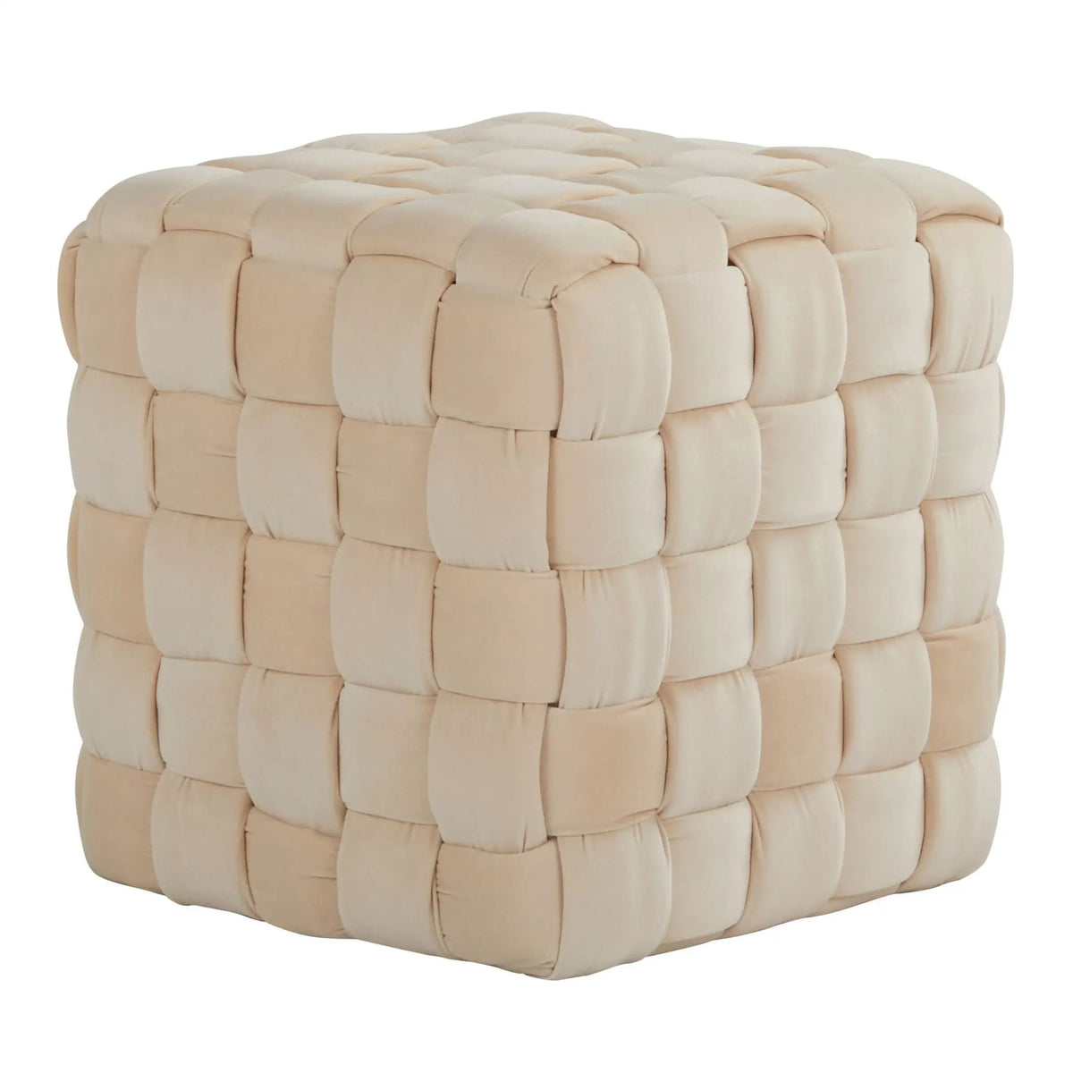 Square Braided Ottoman - by HouseOfZazla