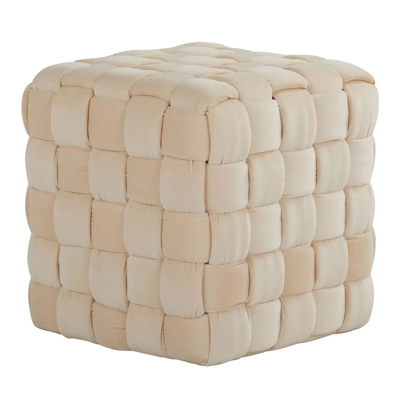 Square Braided Ottoman - by Unique Piece Furniture