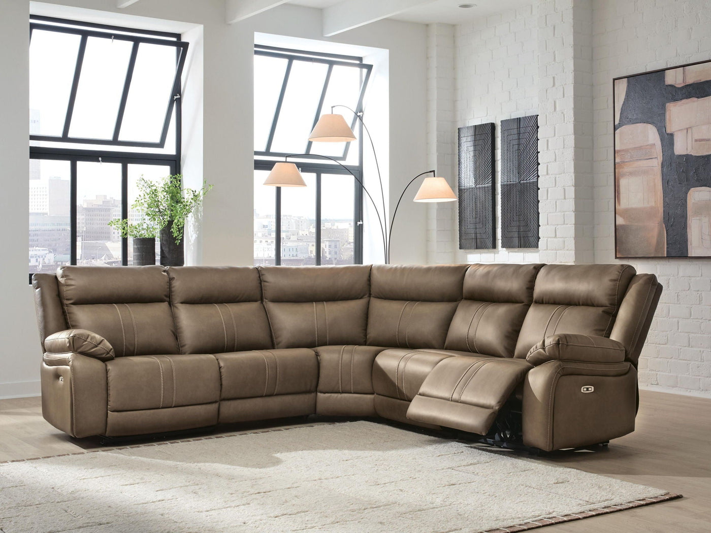 Max-Momentum - Reclining Sectional by Unique Piece Furniture