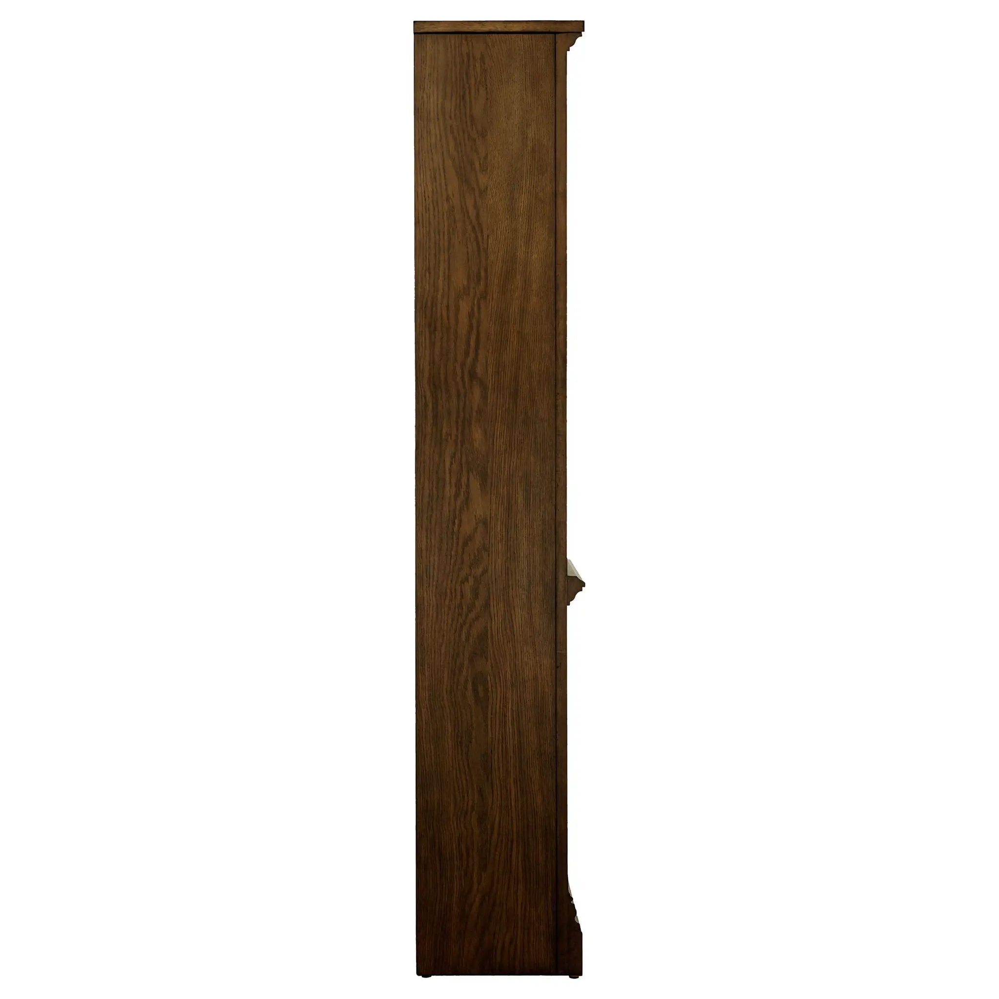 Hartshill 78-inch 5-shelf Bookcase Burnished Oak by Unique Piece Furniture