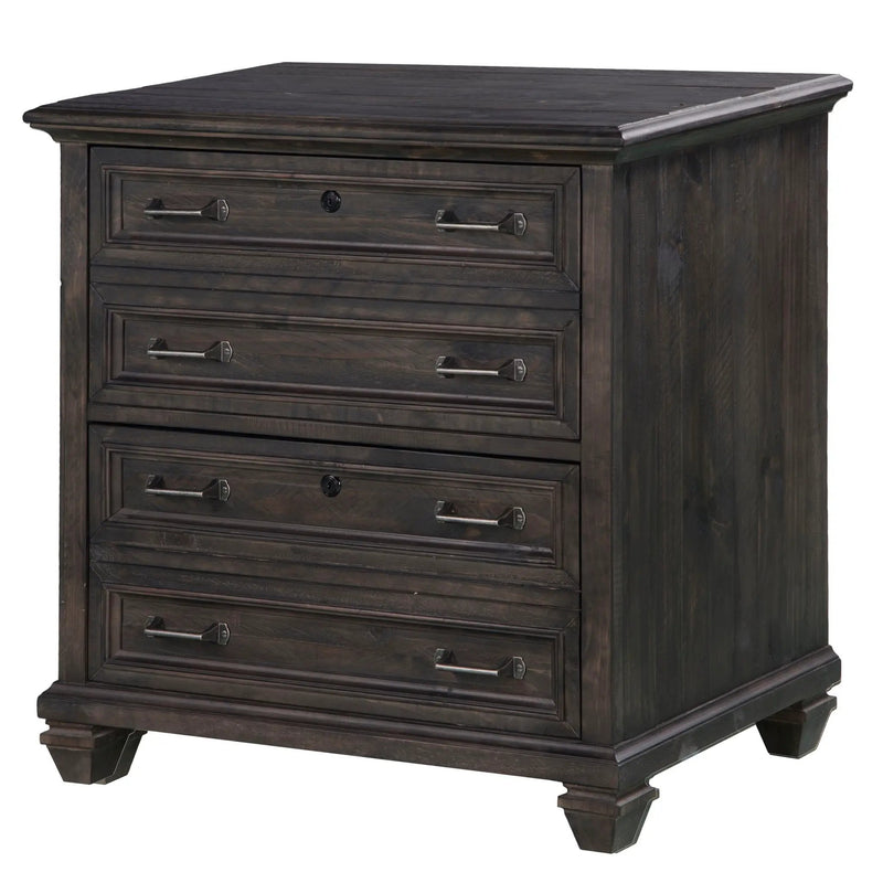Sutton Place - Lateral File - Weathered Charcoal by Unique Piece Furniture