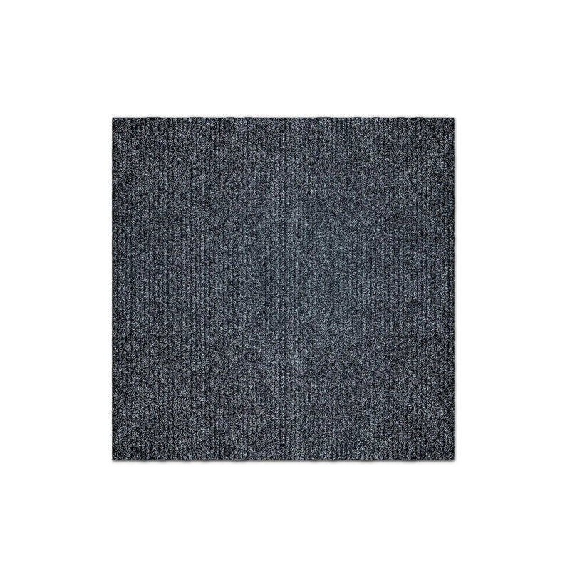 Diy Module Interlocking Decking Carpet Tiles For Patio, Porch, Poolside, Balcony, Backyard Polypropylene - Gray by HouseOfZazla