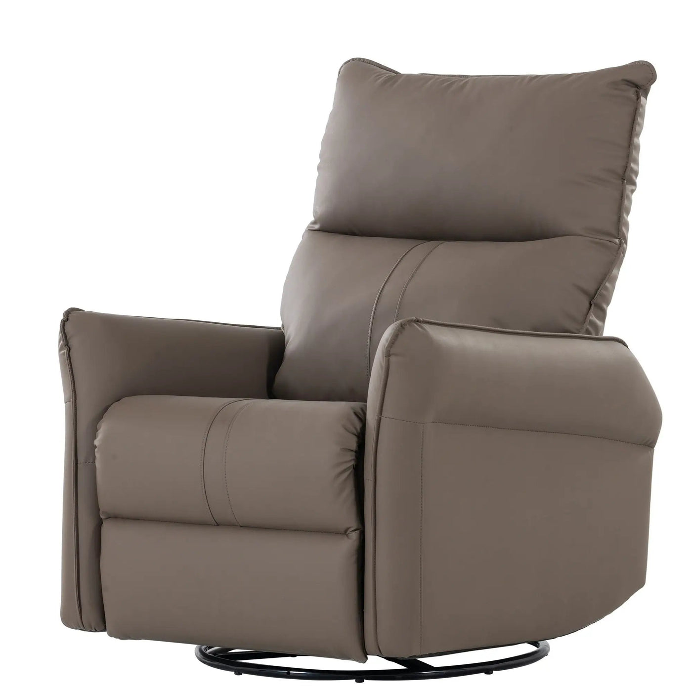 360° Modern Small Rocking Swivel Recliner Chair With Side Pocket by HouseOfZazla
