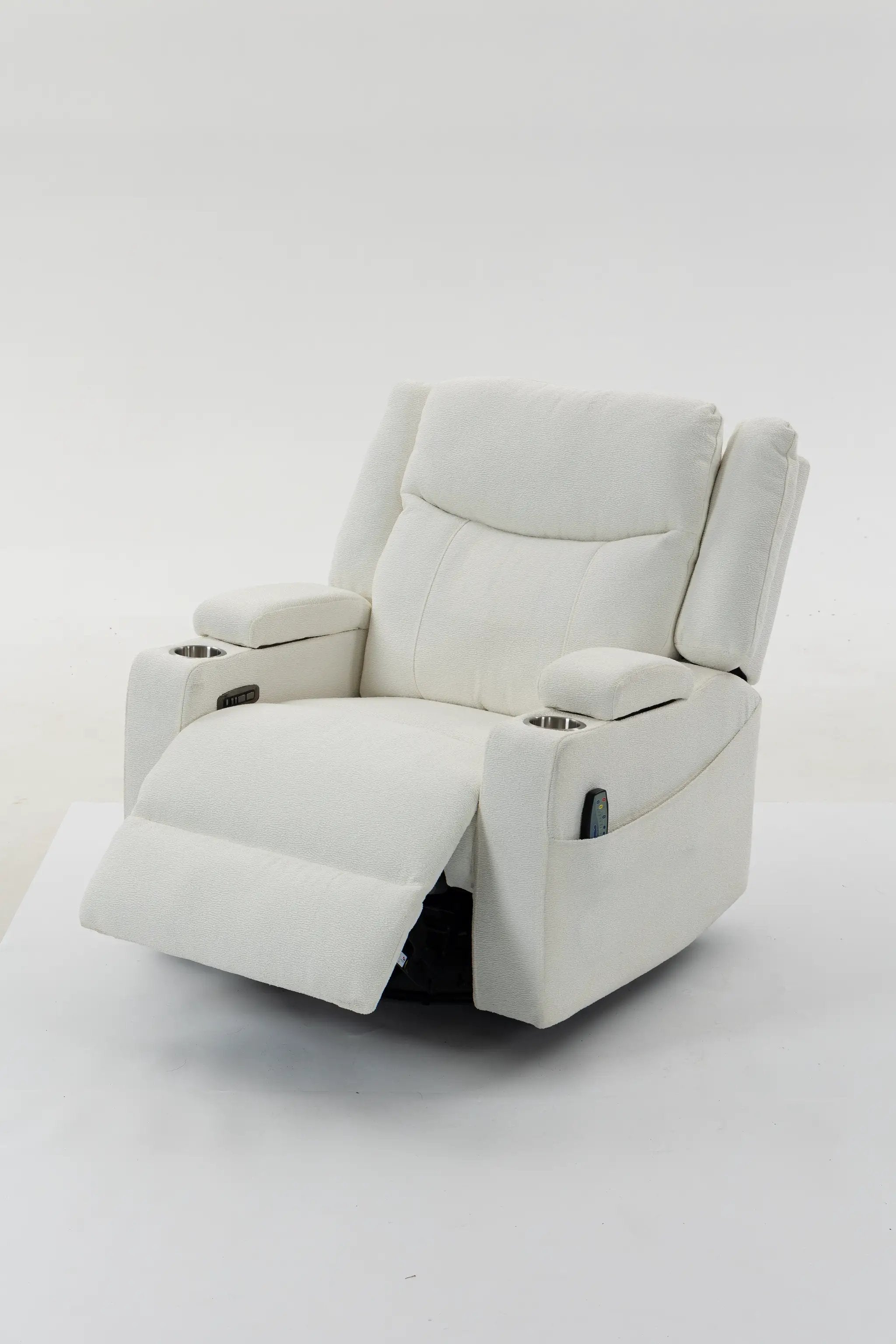 Extra Wide Power Recliner Chair with Heat Massage by HouseOfZazla