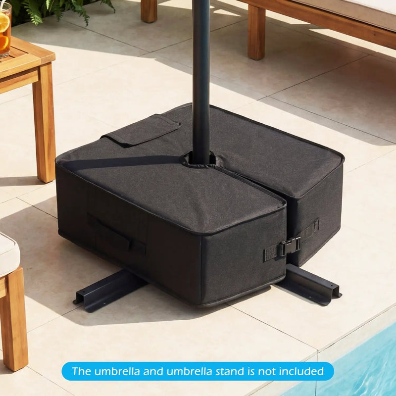 90 LBS Sand-fillable Umbrella Base Weight by DirectDeals