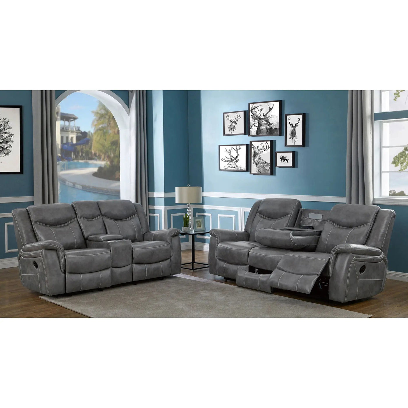 Masley - Reclining Living Room Set by HouseOfZazla