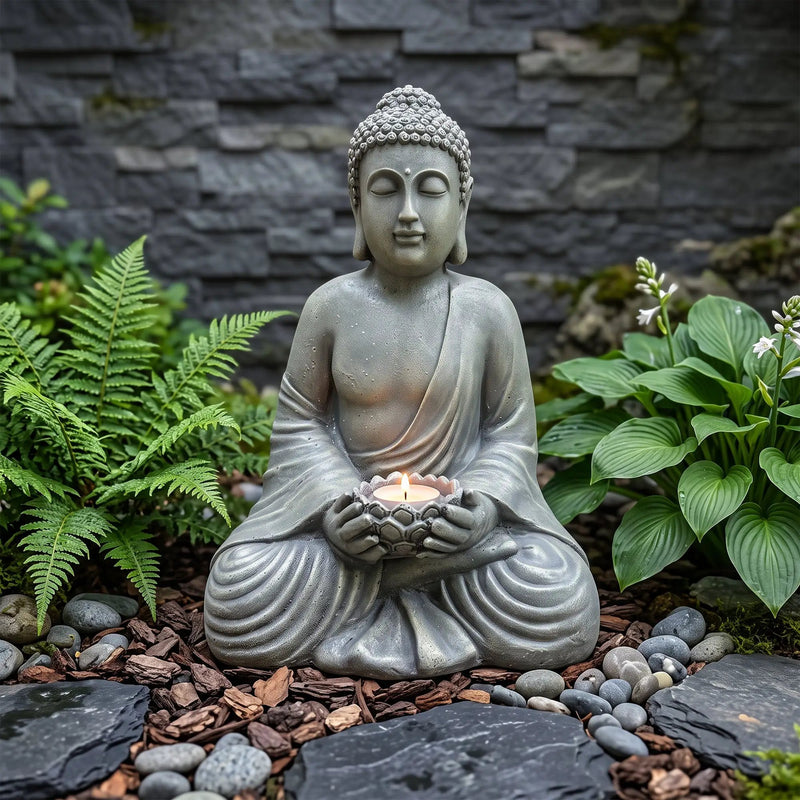 Magnesium Oxide Buddha Statue by HouseOfZazla