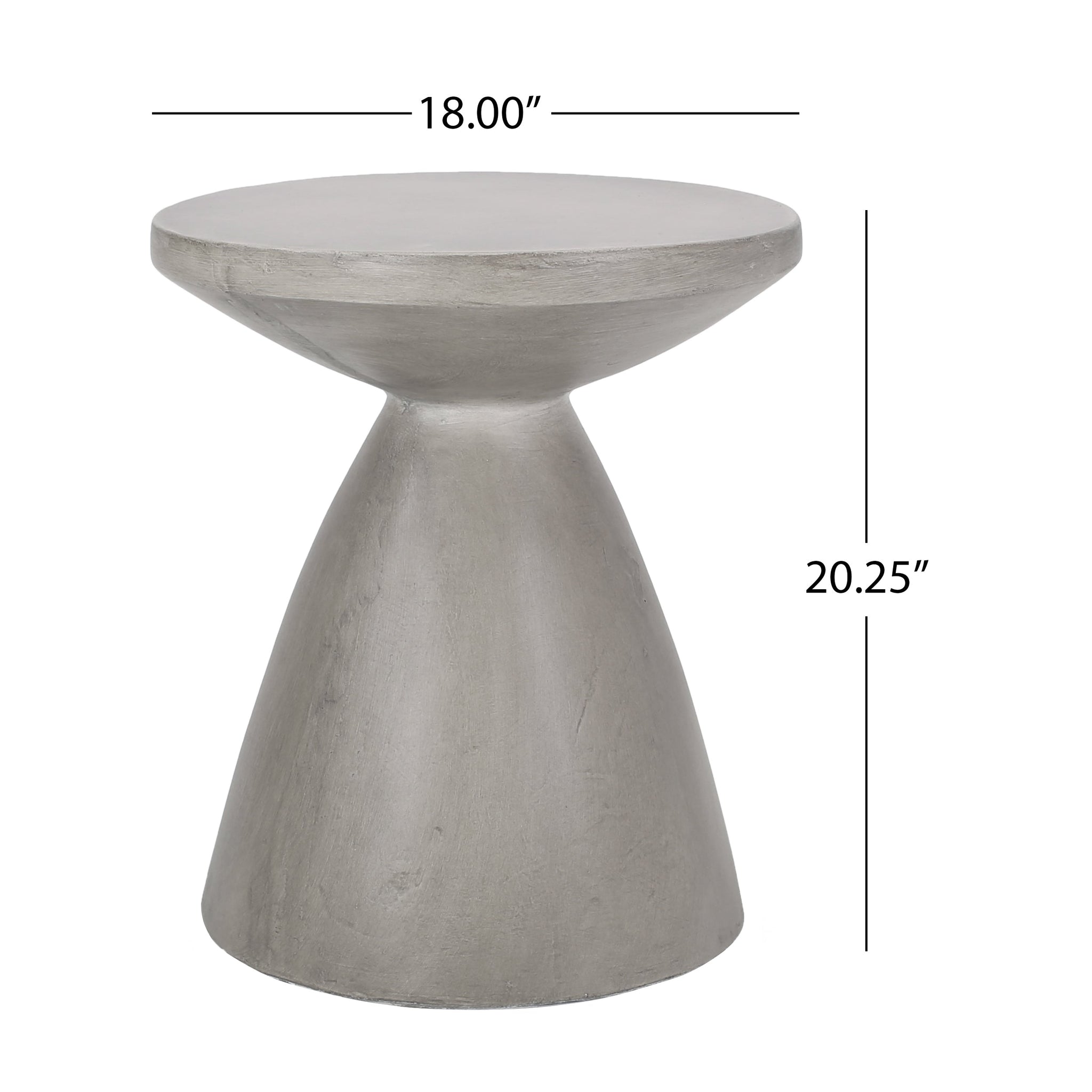Outdoor Lightweight Concrete Side Table by HouseOfZazla