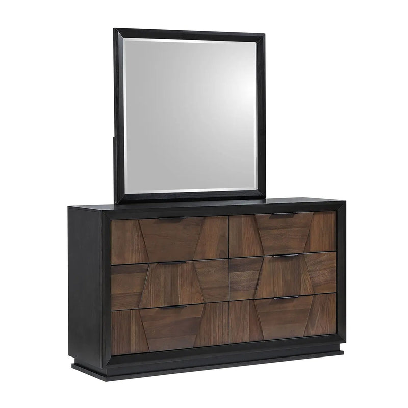 Houston - 6 Drawer Dresser - Walnut by HouseOfZazla