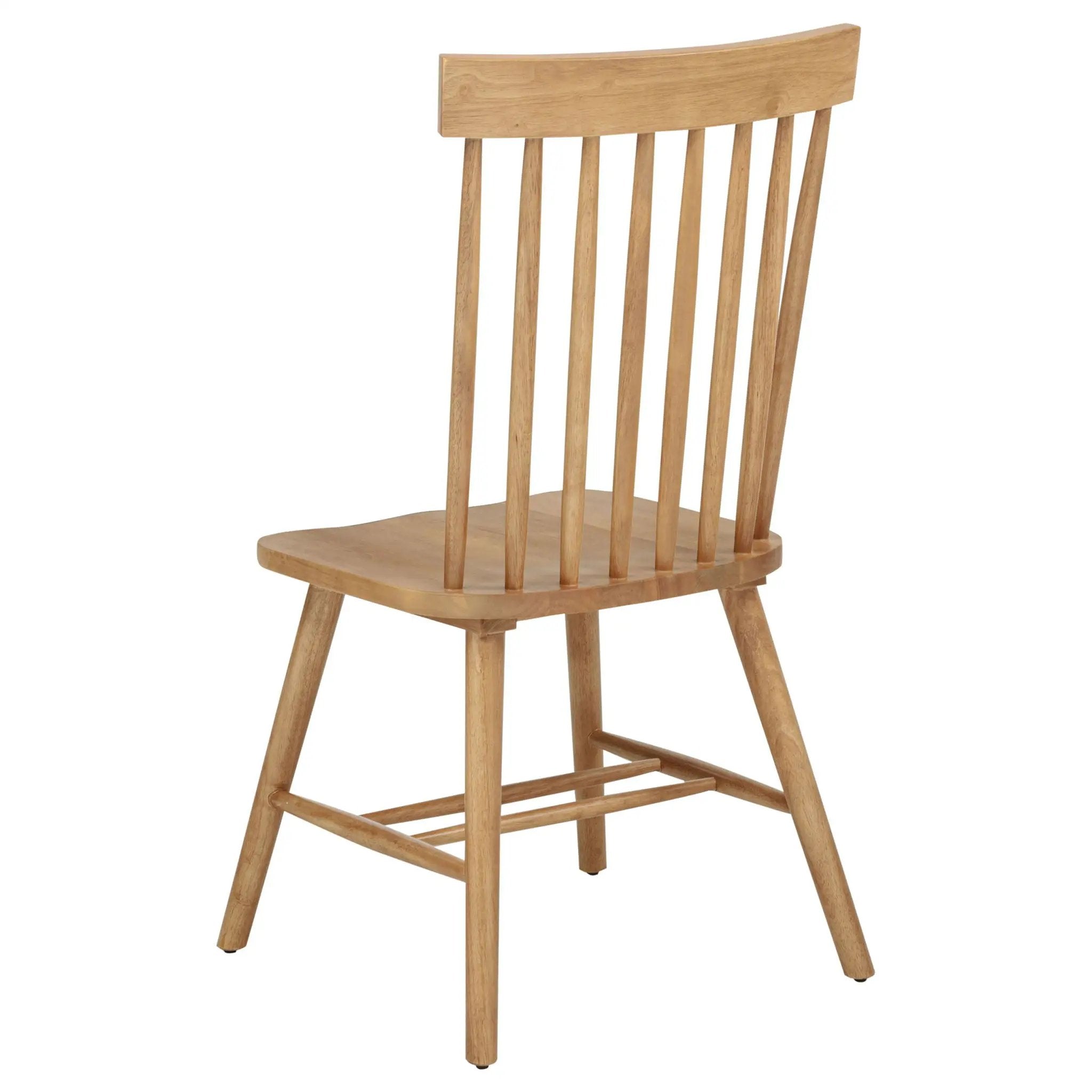 Andrews Windsor Spindle Back Dining Side Chair Light Ash (Set of 2) by Unique Piece Furniture