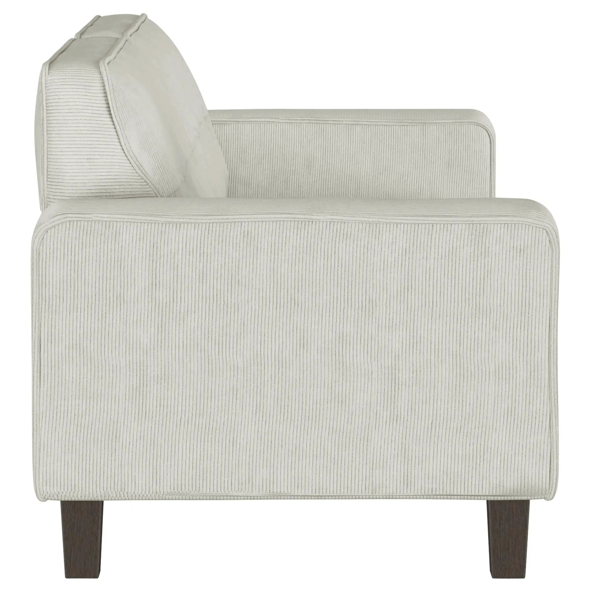 Xana - 2 Piece Upholstered Track Arm Sofa Set - Greige