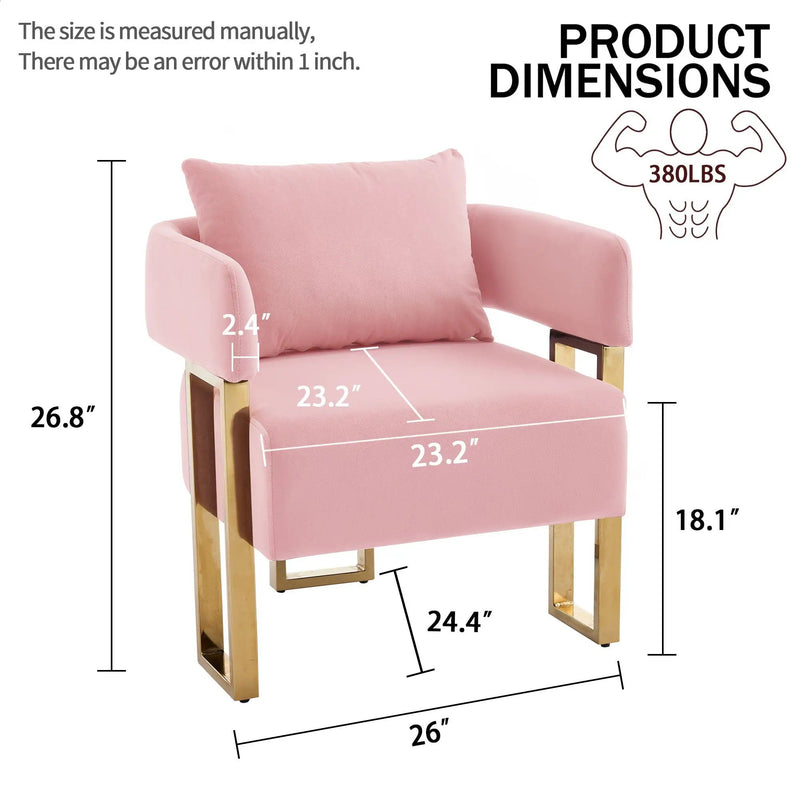 Modern Classic Decorative Chair with Teddy Fleece Upholstery by HouseOfZazla