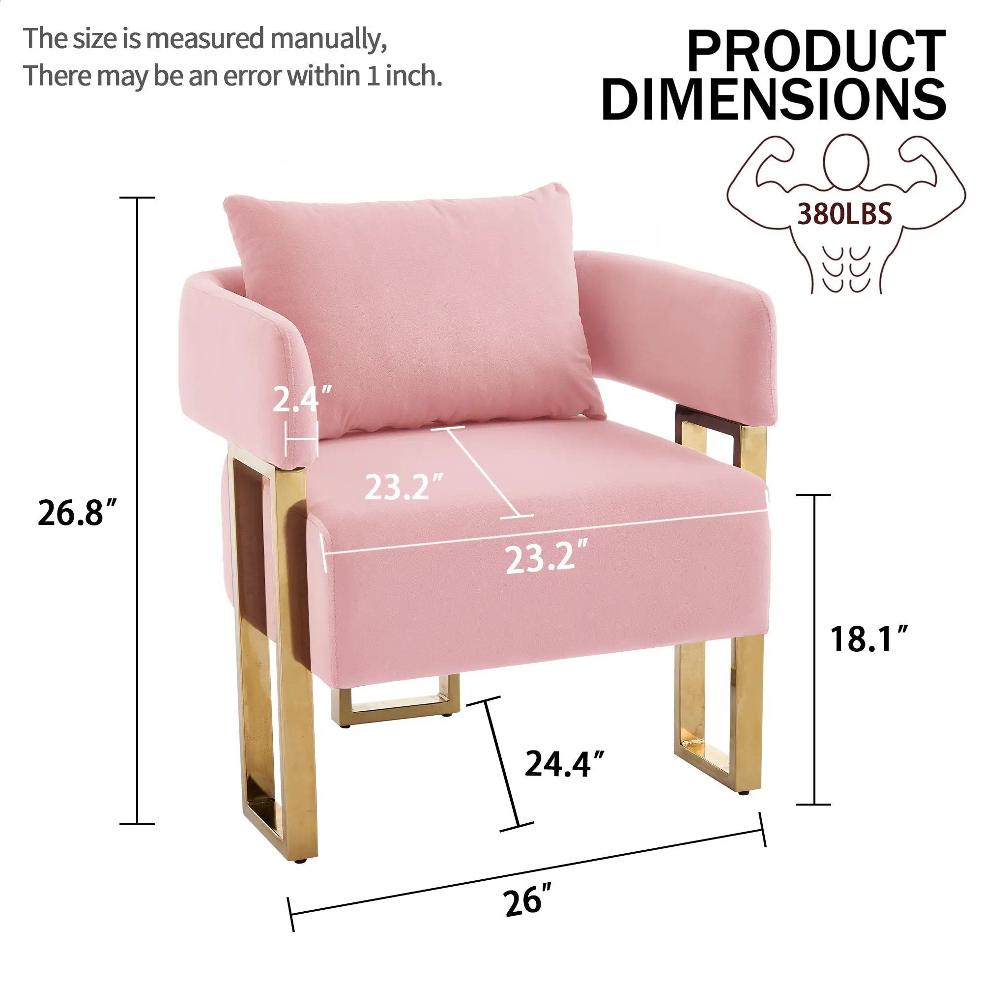 Modern Classic Design Decorative Chair Teddy Fleece Upholstered And Metal Foot by Unique Piece Furniture