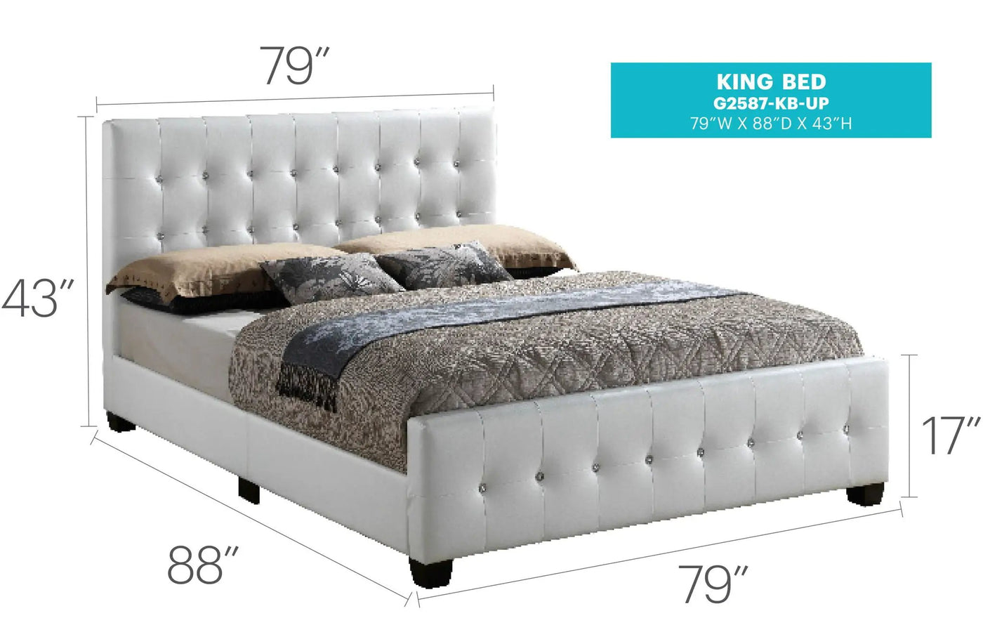 Stylish Transitional Bed by HouseOfZazla