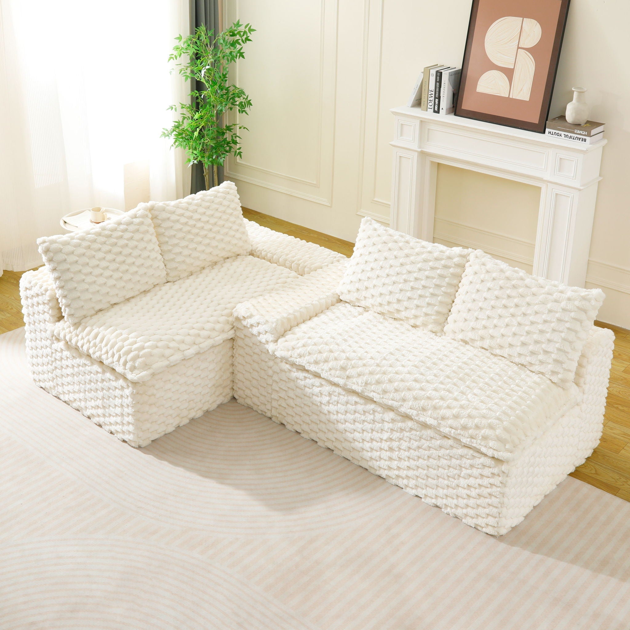 Multifunctional Sofa, Side-By-Side Or Facing Each Other by HouseOfZazla
