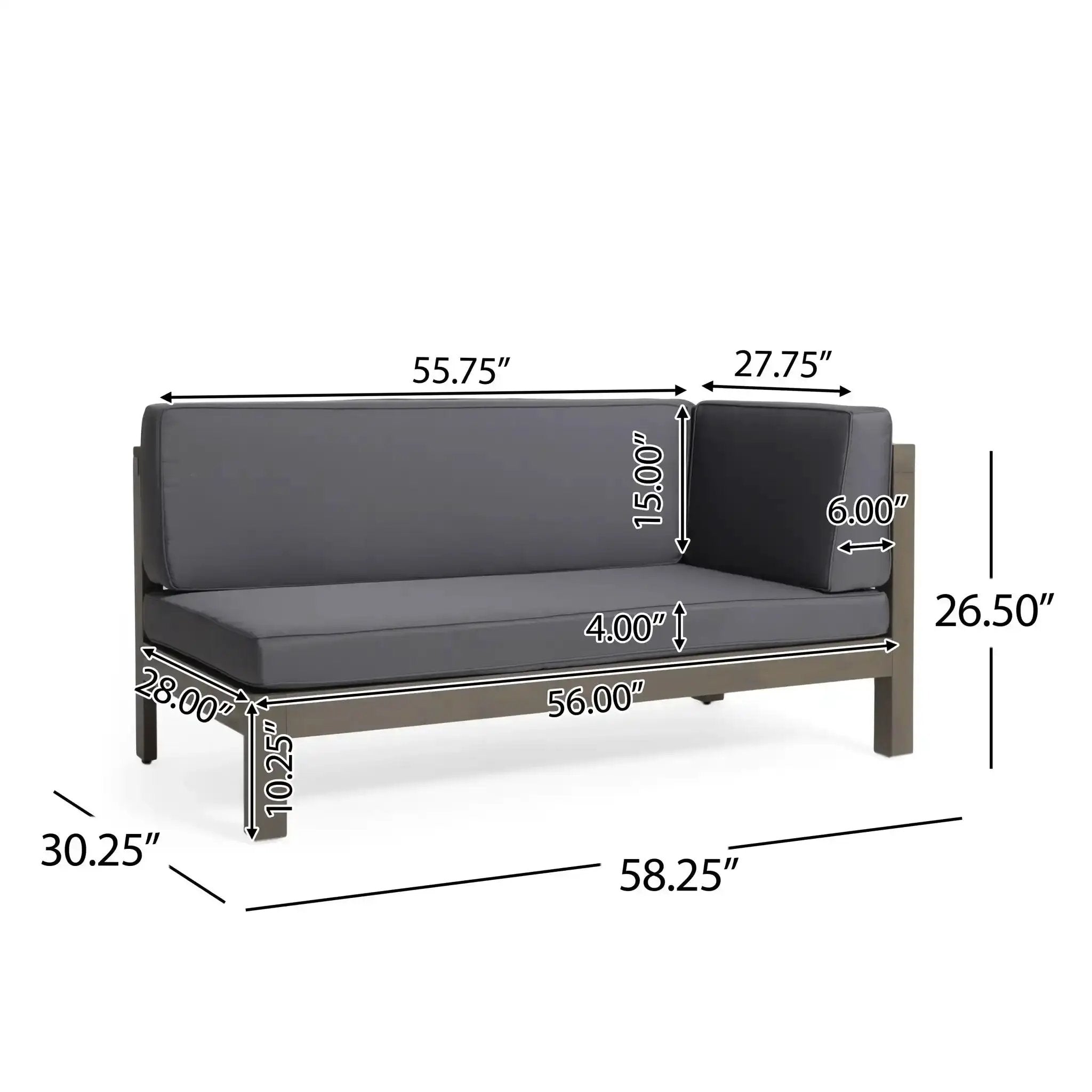 Brava X Back Corner Bench by HouseOfZazla