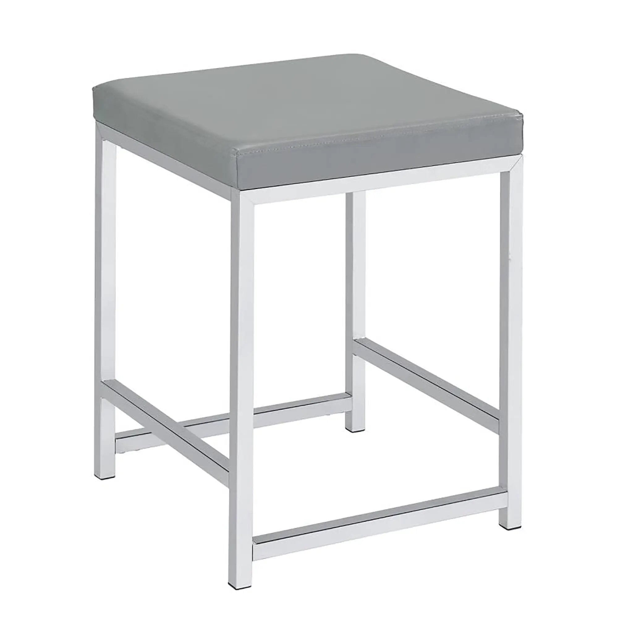 Upholstered Square Vanity Stool by HouseOfZazla