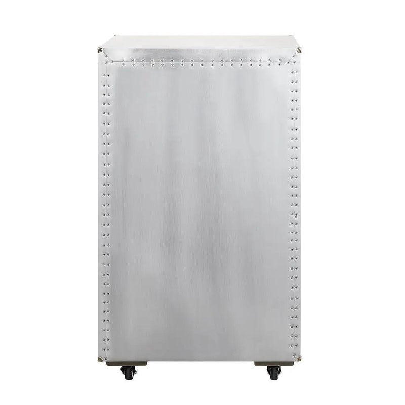 Raini - Wine Cabinet - Aluminum by Unique Piece Furniture