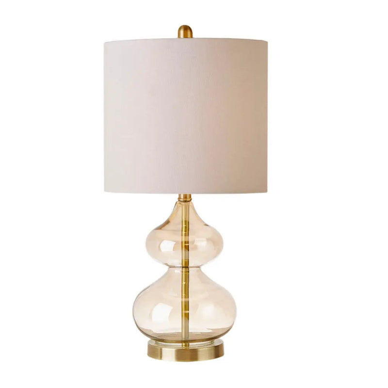 Ellipse Curved Glass Table Lamp, Set of 2 by HouseOfZazla