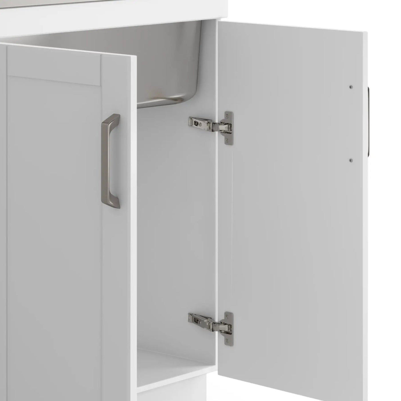 Kyle - Laundry Cabinet & Faucet And Stainless Steel Sink by HouseOfZazla